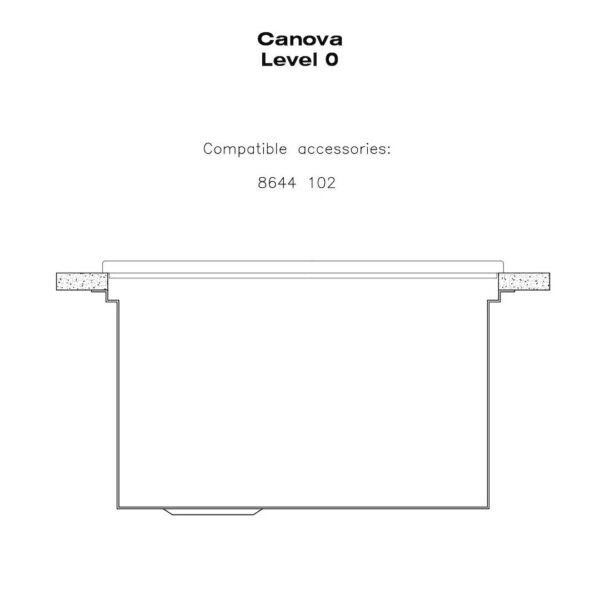 Sink Canova 35″ x 20" – U/M