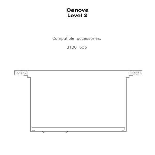 Sink Canova 35″ x 20" – U/M